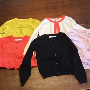 Bundle of girls cardigans